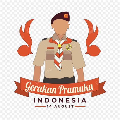 Scout Hari Pramuka Vector Hd Images Illustration Of Scout Boy For Hot