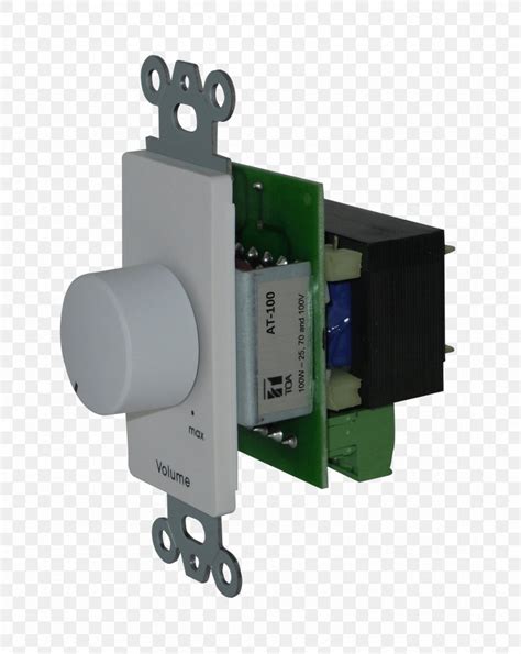 Attenuator Loudspeaker Electronics Wall Plate Public Address Systems Png 1692x2128px