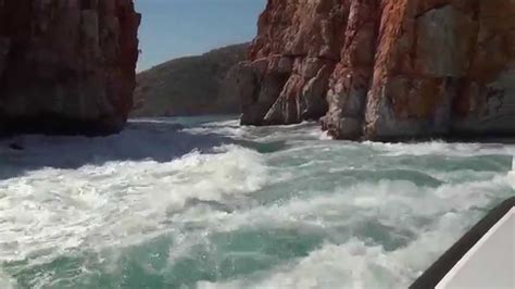 Russell Black Fast Boat At Horizontal Falls Western Australia Youtube