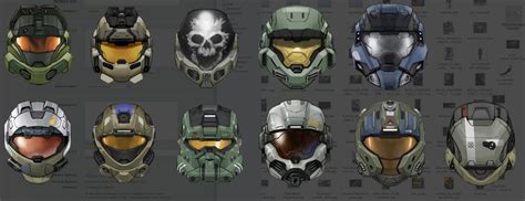 Helmets Of Halo Reach Concept By Giovannimicarelli On Deviantart