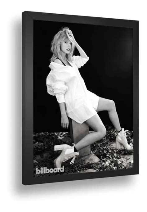 Quadro Emoldurado Poste Taylor Swift Cantora Pop Indie Elo7
