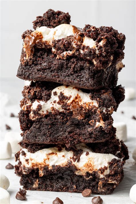 Marshmallow Swirl Brownies Cookie Dough Diaries
