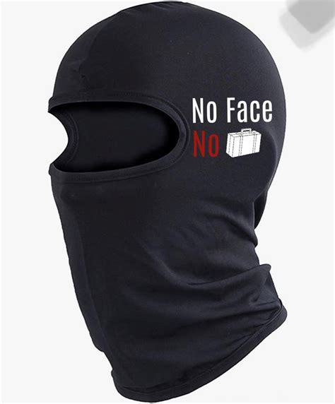 Custom Ski Mask Balaclava Black Full Face One Hole Face Mask Etsy