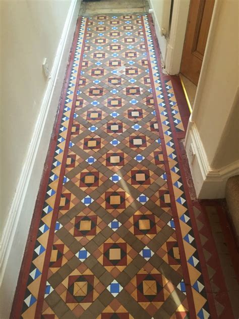 Original Victorian Hallway With Loose Tiles Restored In Kendal South