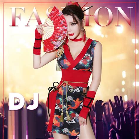 Cosplay Costumes Dj Woman Singer Retro Cheongsam Cos Clothing Bar Ds Geisha Performance Sexy