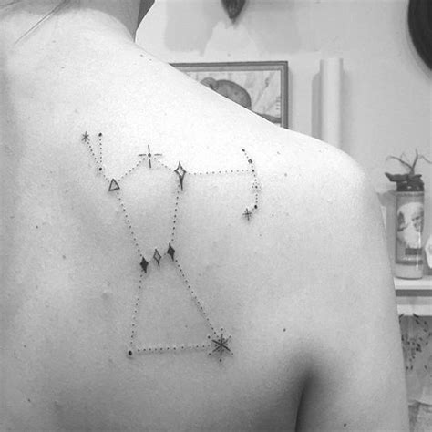 50 Best Orion Constellation Tattoo Designs 2020 Hunter Belt Nebula