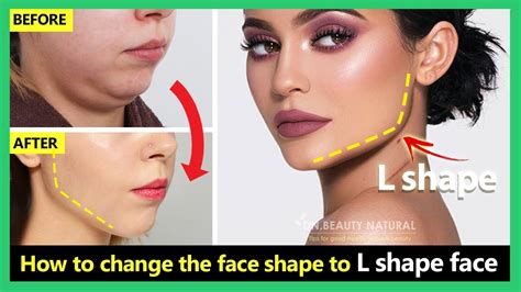Get Beautiful Jawline How To Change The Face Shape To L Shape Face
