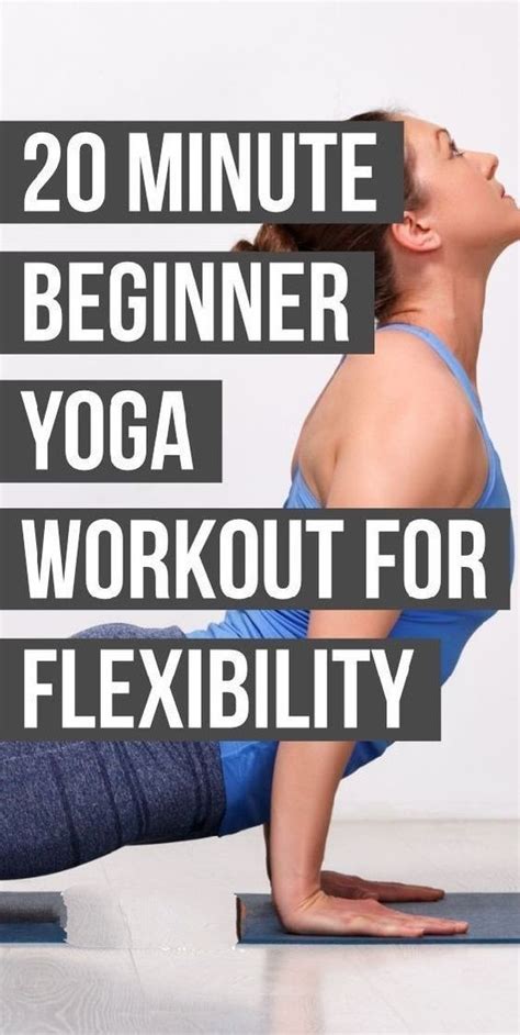 Minute Beginner Yoga Workout For Flexibility In Beginner Yoga Workout Yoga For