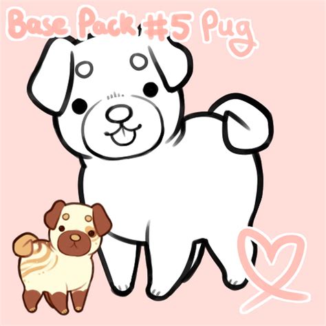 Base Pack 5 Pug By Strayling