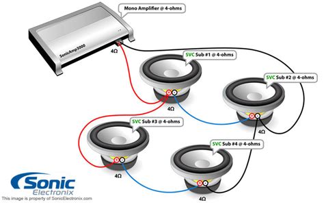 Subwoofers have different impedances dual 4 ohm single 2 ohm etc that change your wiring options when you add or subtract woofers. mono amp wiring diagram - Wiring Diagram