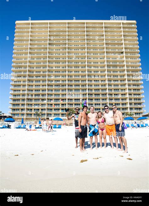 Panama City Beach Florida Spring Break Stock Photo Alamy