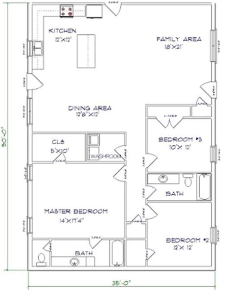 Open Concept Barndominium Floor Plans With Loft Our Barndominium