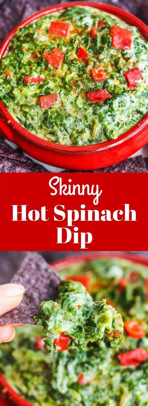No one wants a hot and heavy dish when it is blazing hot outside, but these lighter recipes are perfectly refreshing. Skinny Hot Spinach Dip | Recipe (With images) | Healthy ...
