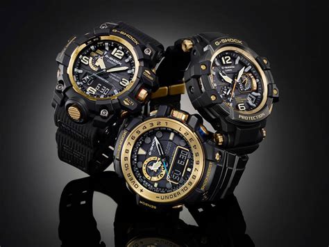Classic roman design wrist watch. Promo G-Shock Black x Gold Series GPW1000GB-1A ...