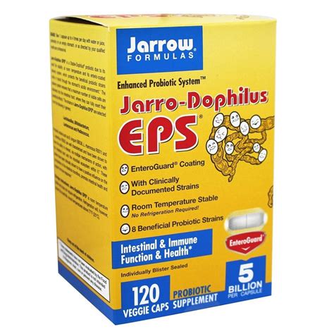 Jarrow Formulas Jarro Dophilus Eps Enhanced Probiotic System 120