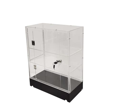 Buy Fixturedisplays® Clear Cabinet Acrylic Display Removable Shelf Case Plexiglass Showcase With