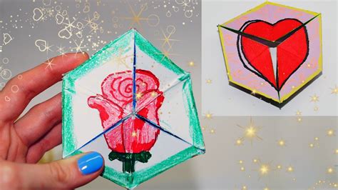 Handmade greeting card making ideas. DIY paper crafts endless card tutorial / VALENTINE'S DAY ...