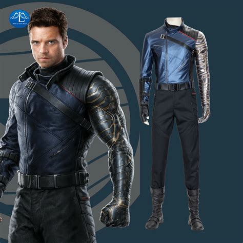 Bucky Barnes Costumes Winter Soldier Cosplay Costume