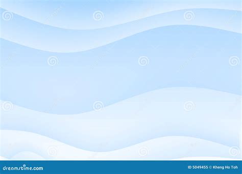 Abstract Light Blue Wavy Soothing Background Stock Illustration