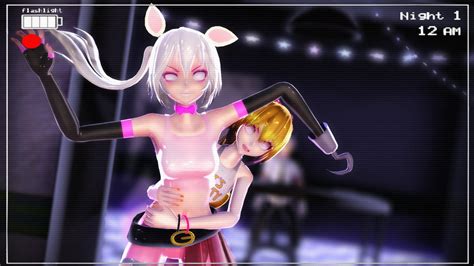Mmd Fnaf Mangle And Toy Chica By Vikost6 On Deviantart