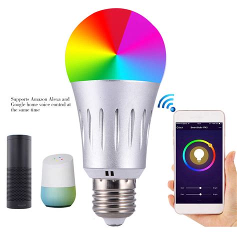 Wifi Smart Rgb Led Bulb Lamp E27 E14 B22 7w Magic Spotlight Blub Stage
