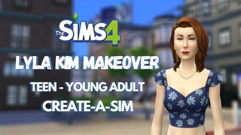 The Sims 4 Speedcas Makeover From Teen To Young Adult Youtube