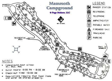 Map Of Mammoth Hot Springs Map 2023