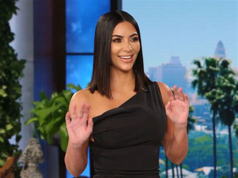 Zlý Faktor Opovrhnutie Dedičstvo Kim Kardashian On Ellen 2017