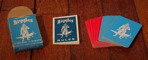 1955 Biggles Card Game By Pepys England Tomsk3000