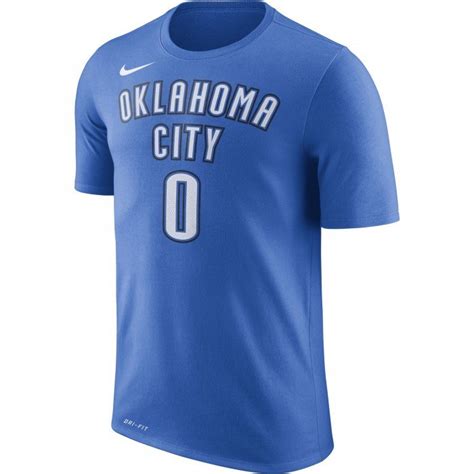 T Shirt Russell Westbrook Oklahoma City Thunder Nike Nba Dry Signal