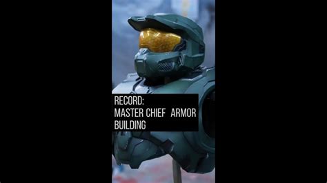 How To Make The Master Chief Armor Suit With Foam Youtube