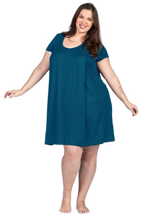 Maternity Nursing Breastfeeding Nightgown Dress Plus Size Walmart Com