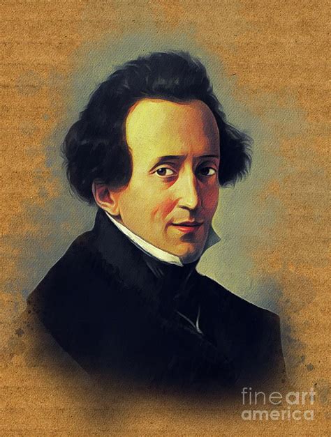 Felix Mendelssohn Music Legend Painting By Esoterica Art Agency Pixels