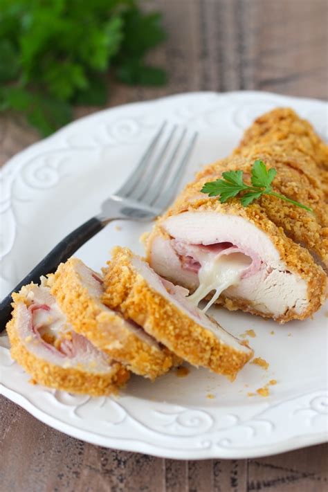 You too can now be blue ribbon worthy by cooking this tasty chicken recipe. Chicken Cordon Bleu - Olga's Flavor Factory