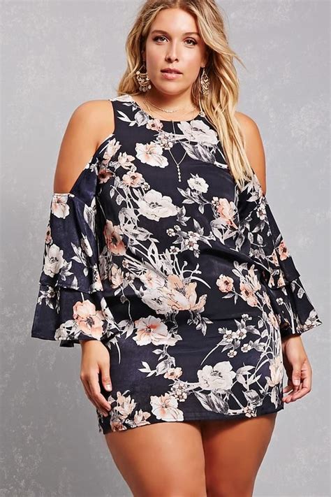 Forever 21 FOREVER 21 Plus Size Floral Dress Fashion Clothes Women