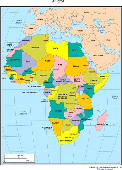 Below is a labelled map of africa, the countries and their capitals. Maps of Africa