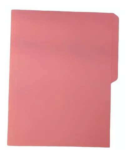 Folders Tamaño Carta Color Rosa Pastel 100pzs Meses Sin Intereses