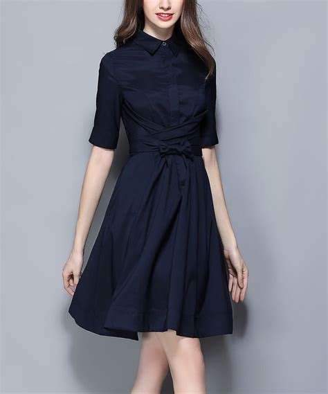 Look At This Coeur De Vague Navy Fit And Flare Dress On Zulily Today