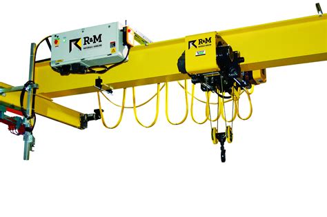 Hoosier Crane R M Ton Overhead Crane Kit With Electric Wire Rope Hoist