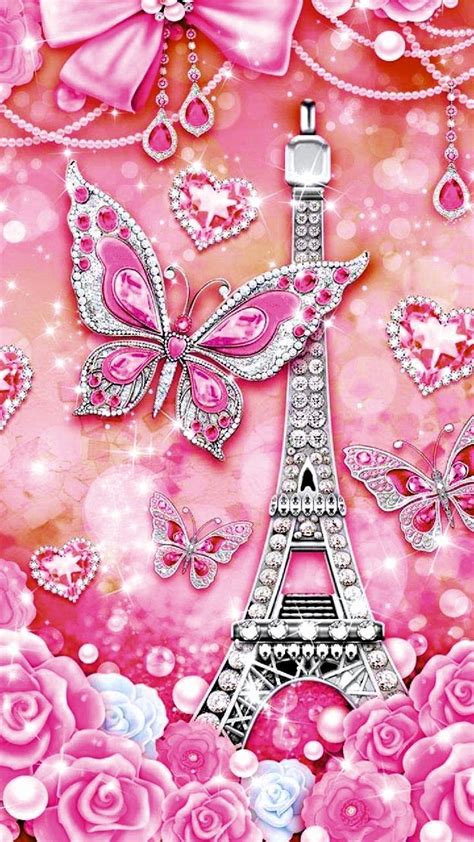 Glitter Paris Cute Wallpapers For Girls Get Images One
