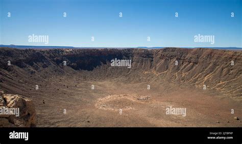 Meteor Crater Barringer Crater Winslow Arizona Stock Photo Alamy