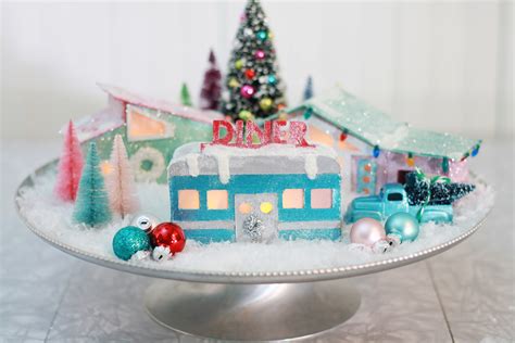Diy Christmas Village Retro Diner Robb Restyle Diy Crafts