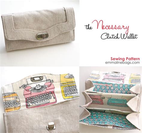 Pdf The Necessary Clutch Wallet Fun Crafts Wallet Sewing Pattern