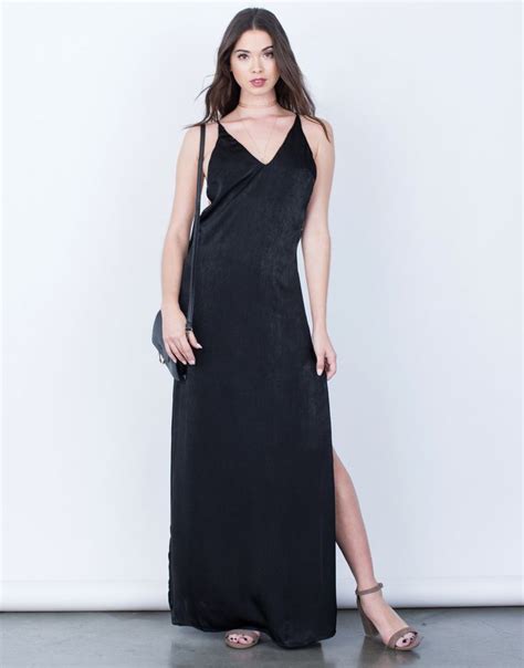 Cross Back Maxi Dress Maxi Dress Dresses Black Maxi Dress