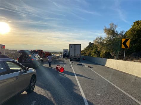 Update Westbound I 80 Lanes Reopened After Crash Involving Three Semis