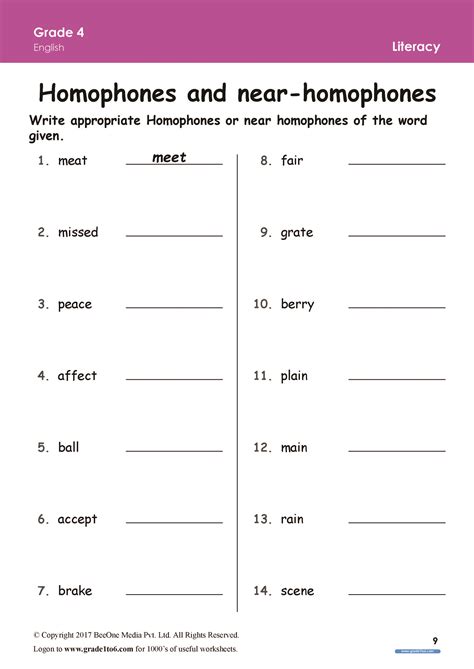 English Worksheet For Cl 4 Worksheets For Kindergarten