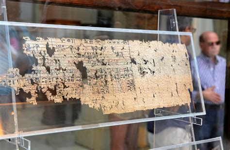 Egypt Unveils Oldest Papyrus Details On Pyramid Builders The Boston