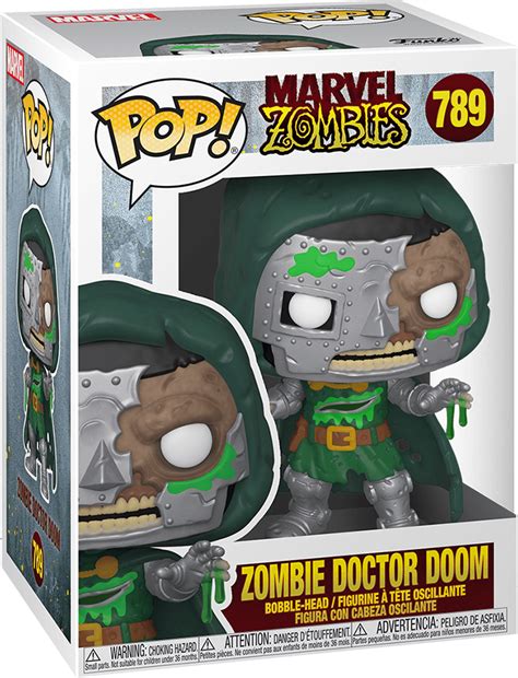 Funko Pop Marvel 789 Zombies Zombie Doctor Doom Vinyl Bobble Head