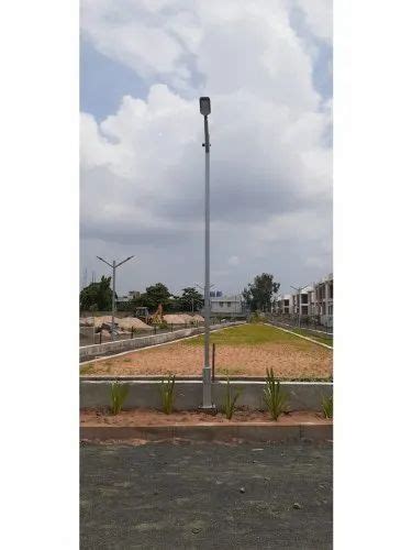 3m 10m Mild Steel Dual Arm Street Light Pole At Rs 3700unit In