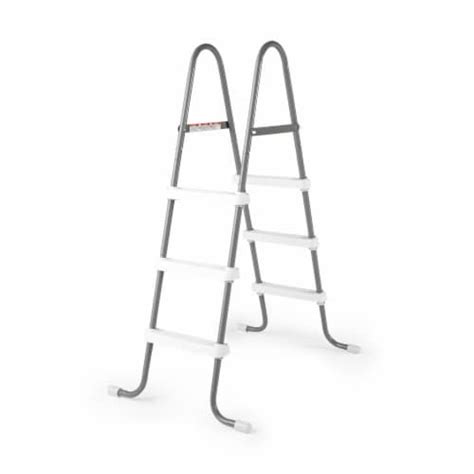 Intex Above Ground Steel Frame Swimming Pool Ladder For 42 In Wall
